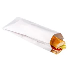 Sub Bag 4.5X2X14 IN Paper White Plain 1000/Case