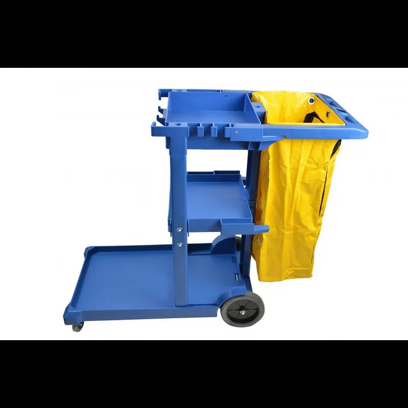 Janitorial Cleaning Cart Blue Assembled 1/Each