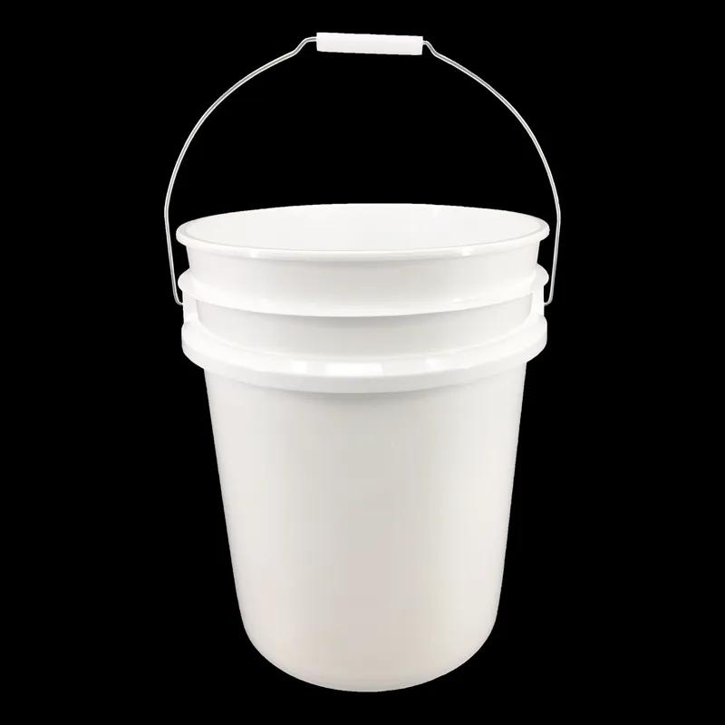 Pail 5 GAL HDPE White With Wire Handle 120/Pallet
