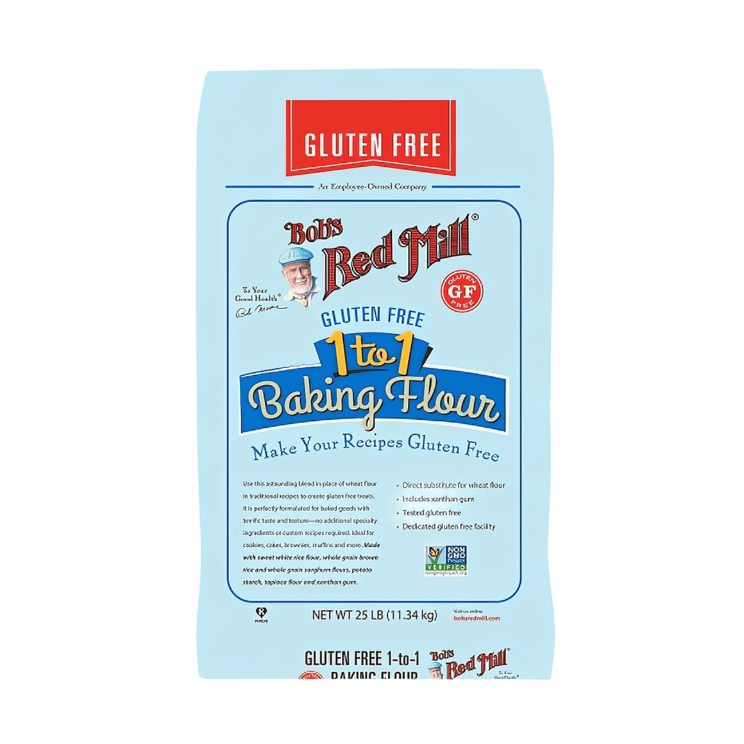 1-to-1 Baking Flour 25 LB Gluten Free 1/Bag
