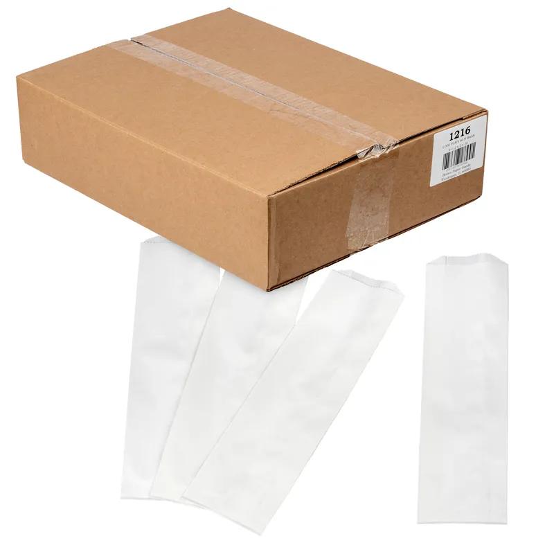Bread Sub Bag 4.5X2X16 IN Paper White Plain 1000/Case