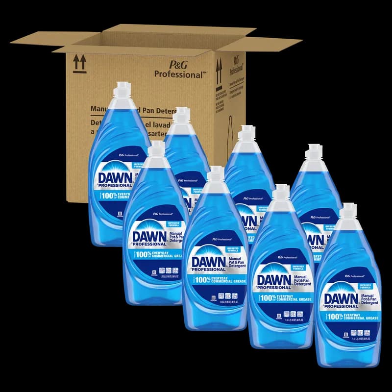Dawn® Professional Original Scent Manual Pot & Pan Detergent 38 FLOZ Liquid Dish 8/Case