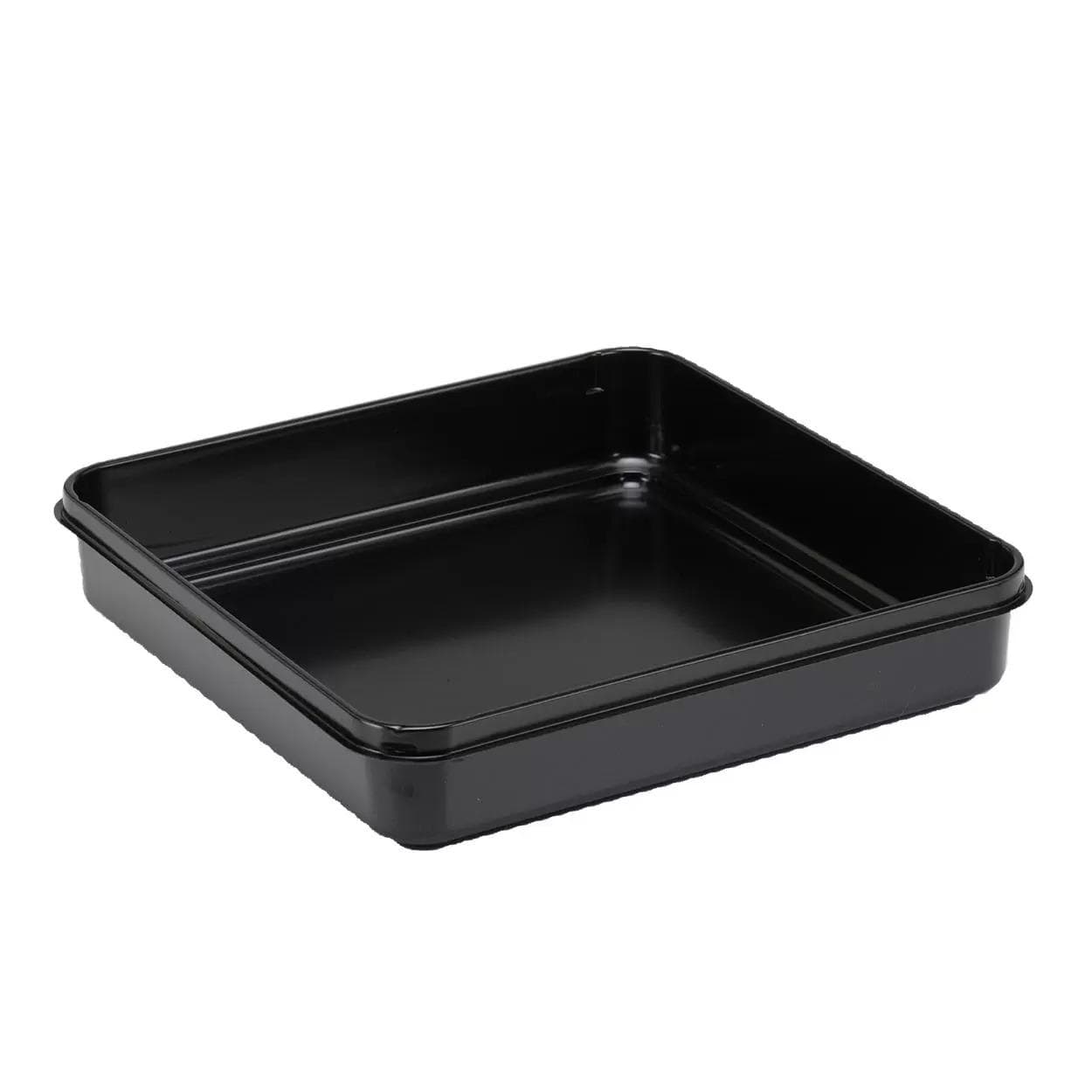 BonFaire® Cold Take-Out Container Base PET Black Clear 100/Case
