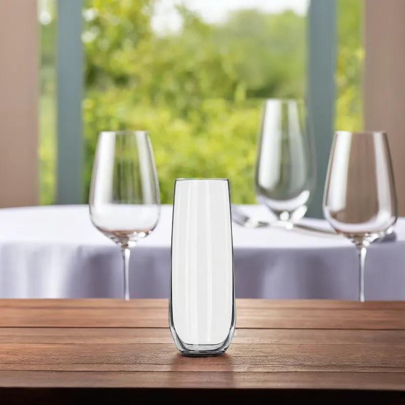 Wine Beverage Glass 2.25X5.75 IN 8.5 FLOZ Fluted Stemless 12/Case