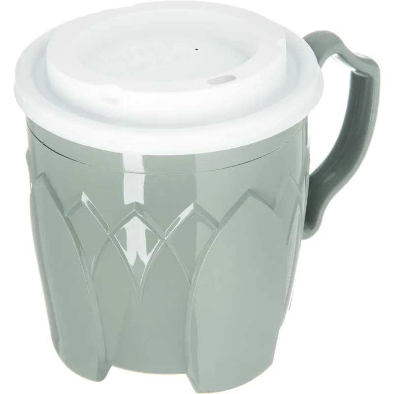 Dinex® Fenwick Lid Flat PS Translucent For 8 OZ Mug Cup 1000/Case