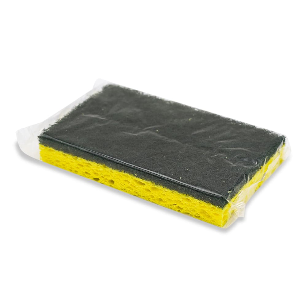 Scouring Pad Sponge Green Yellow 40/Case