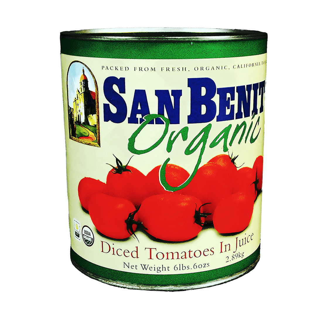San Benito Diced Tomato Organic #10 CN 6/Case
