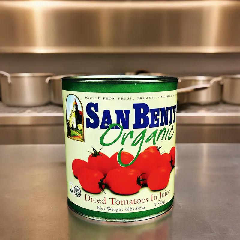 San Benito Diced Tomato Organic #10 CN 6/Case