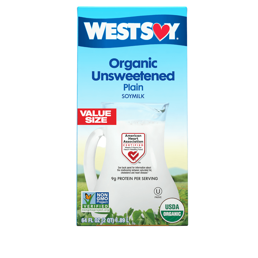 WEST LIFE™ Soy Milk 64 OZ Organic Unsweetened 8/Case