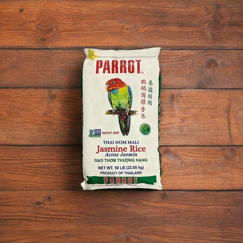 Parrot Jasmine Rice 50 LB 1/Bag