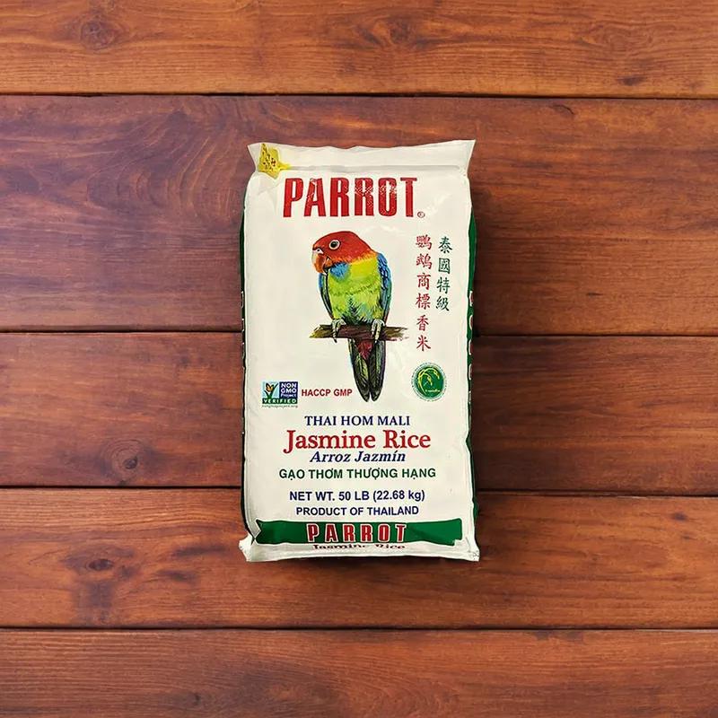 Parrot Jasmine Rice 50 LB 1/Bag