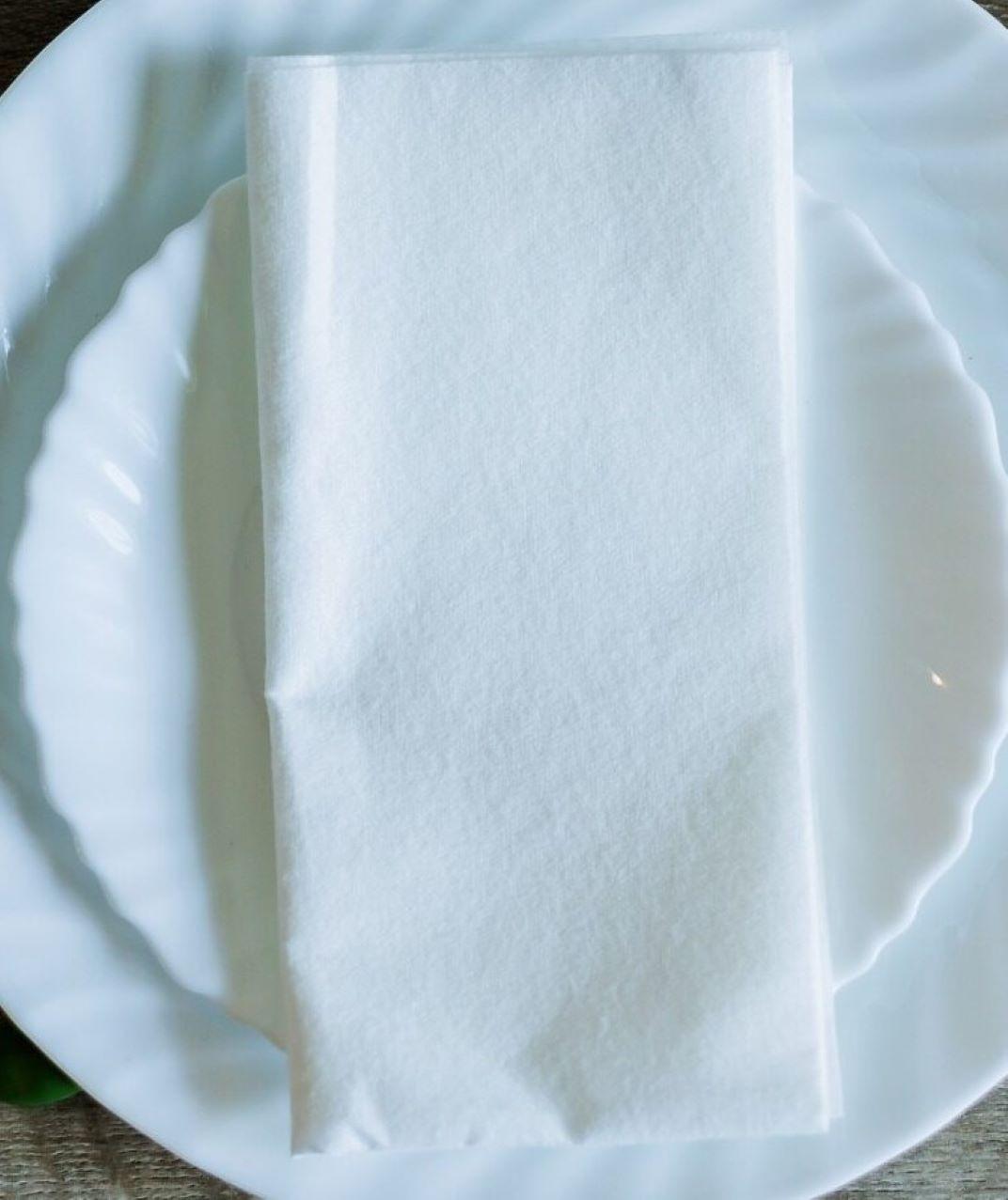 Dinner Napkins 17X17 IN White Linen Feel 300/Case