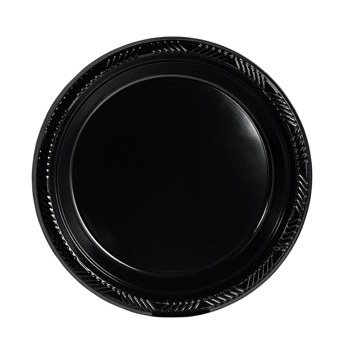 Impact Plate 10X10 IN OPS Black 400/Case