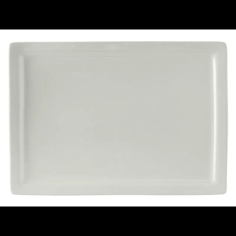 Plate 15.5X11 IN China White Rectangle Fully Vitrified Oven Safe Dishwasher Safe Microwave Oven Safe 6/Case
