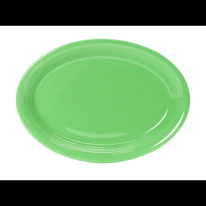 Concentrix Platter 13.5X9.75 IN China Cilantro Oval Coupe Fully Vitrified 6/Case