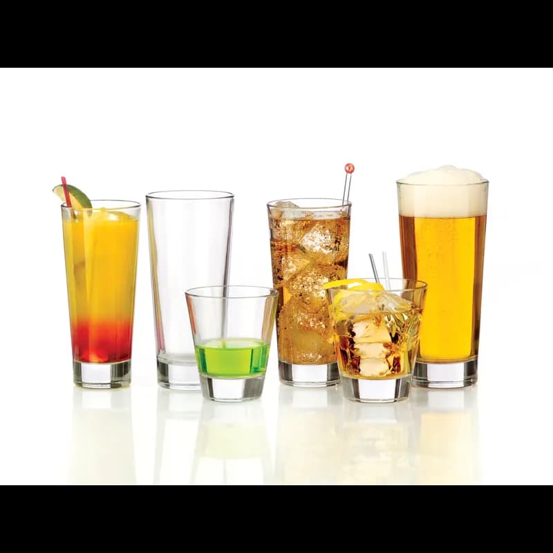 Elan Duratuff Beverage Glass 12 FLOZ Glass Clear 12/Case