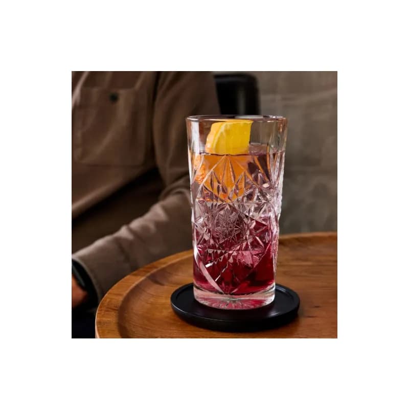 Hobstar Beverage Glass 16 FLOZ Glass Clear 12/Case