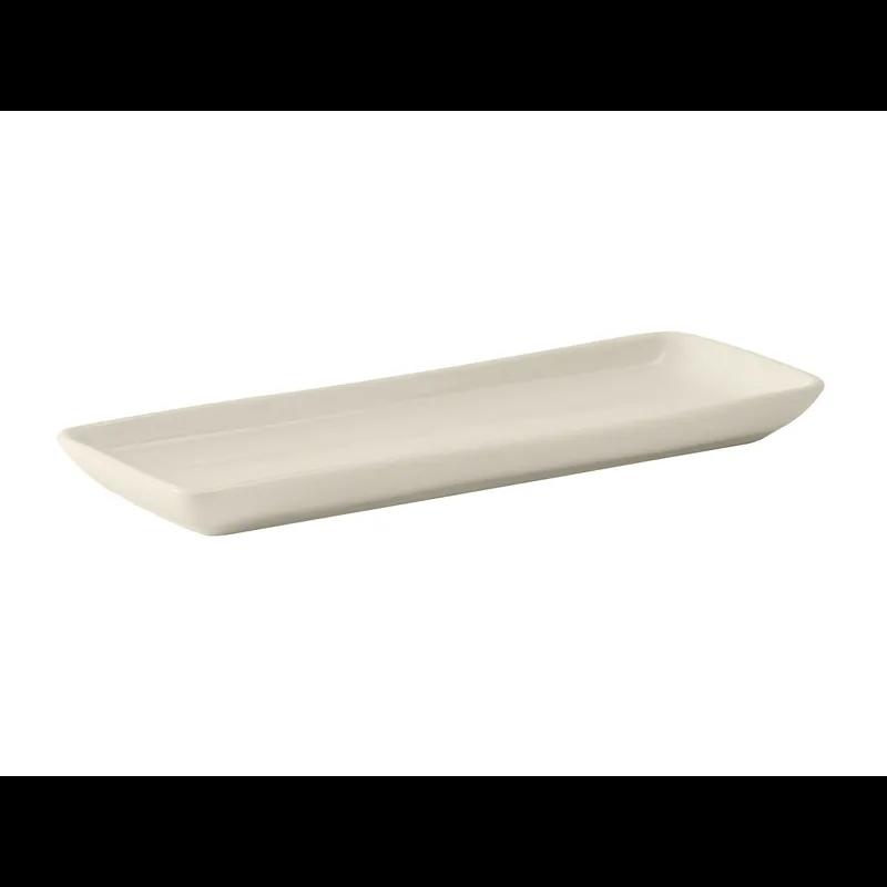 Tray 13.5X5 IN China Eggshell Rectangle Fully Vitrified Oven Safe Dishwasher Safe Microwave Oven Safe 12/Case