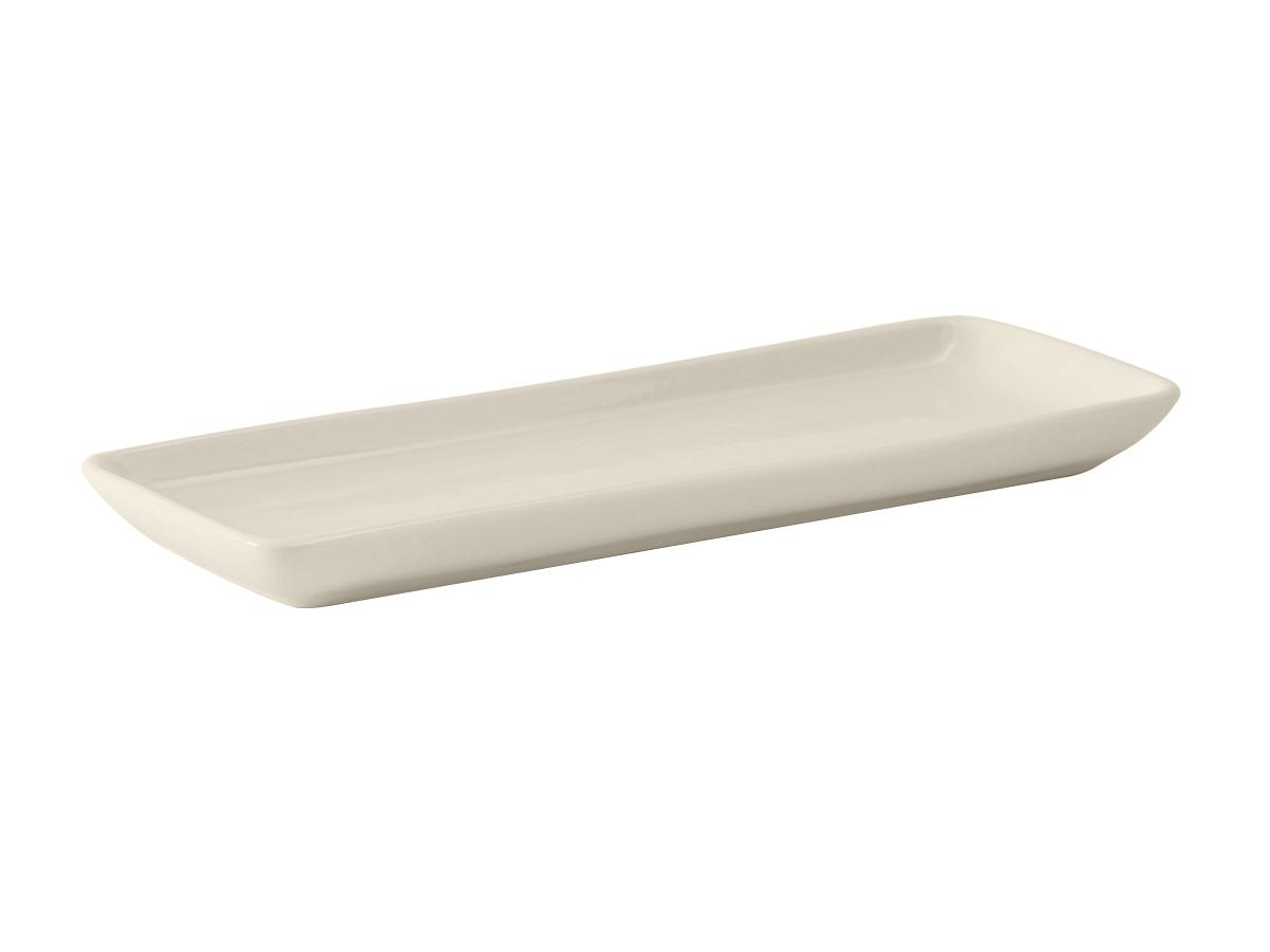 Tray 13.5X5 IN China Eggshell Rectangle Fully Vitrified Oven Safe Dishwasher Safe Microwave Oven Safe 12/Case