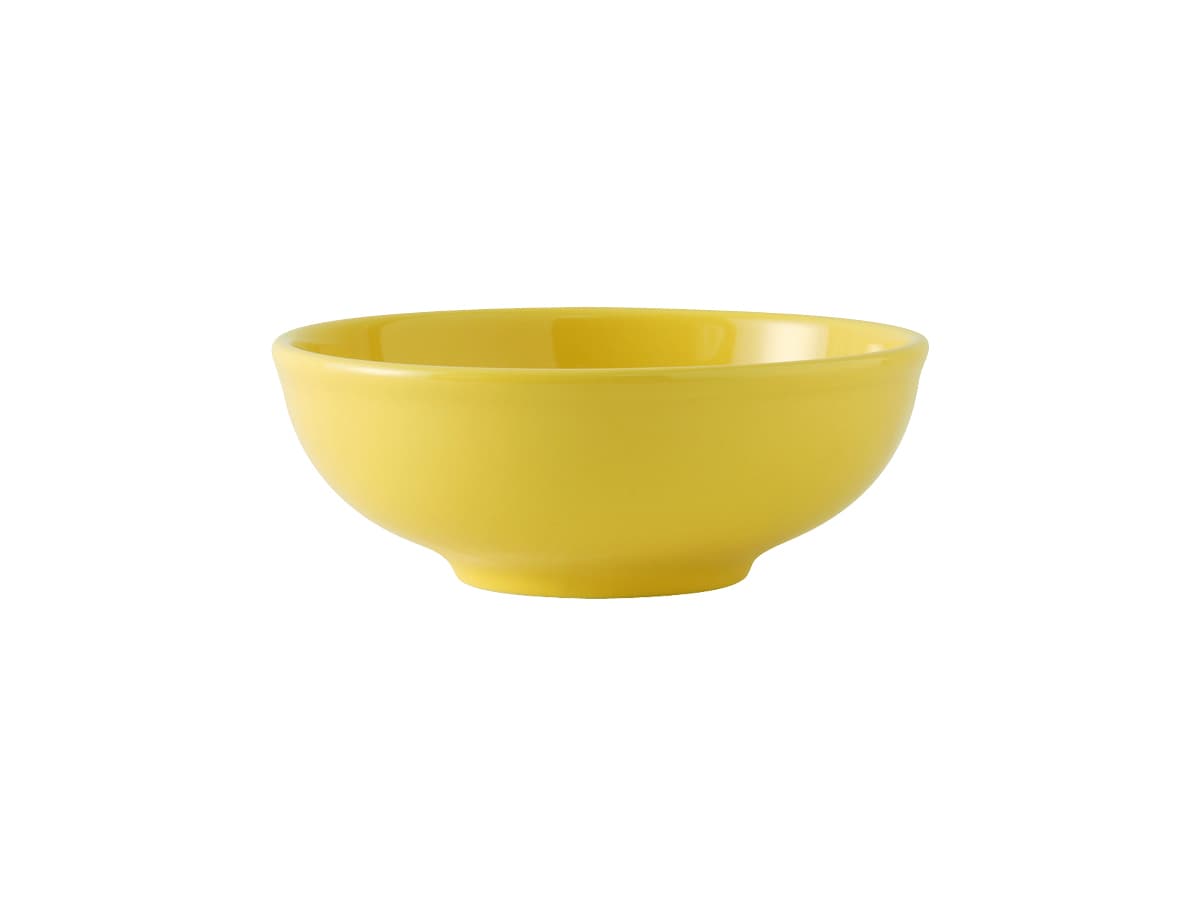 Menudo & Salad Bowl 35 OZ China Saffron Round Fully Vitrified Oven Safe Dishwasher Safe Microwave Oven Safe 12/Case