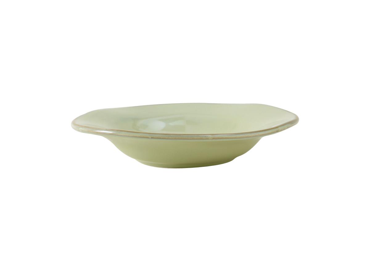TuxTrendz Artisan Rim Soup Bowl 9X1.75 IN 7.5 OZ China Sagebrush Round Fully Vitrified 24/Case