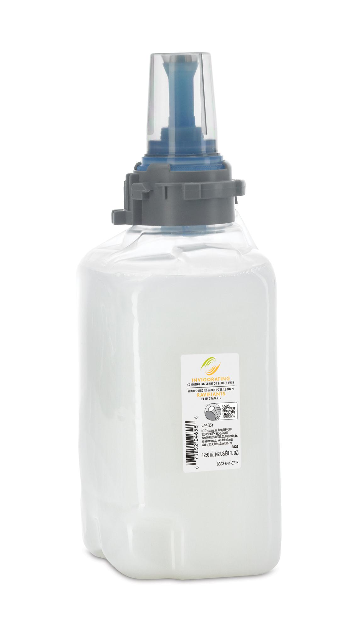 GOJO® 3-in-1 Shampoo Conditioner & Body Wash Liquid 1250 mL Botanical Scent Refill ADX-12 For ADX-12 3/Case