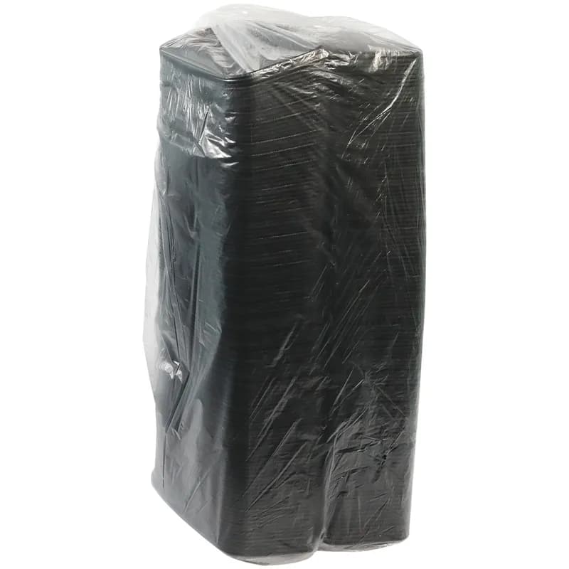 17S Meat Tray 8.3X4.8X0.65 IN Polystyrene Foam Black Rectangle 1000/Case