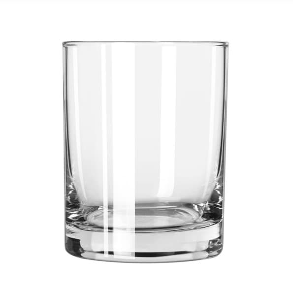 Finedge Beverage Glass 13.5 FLOZ Glass Clear Heavy Base 36/Case