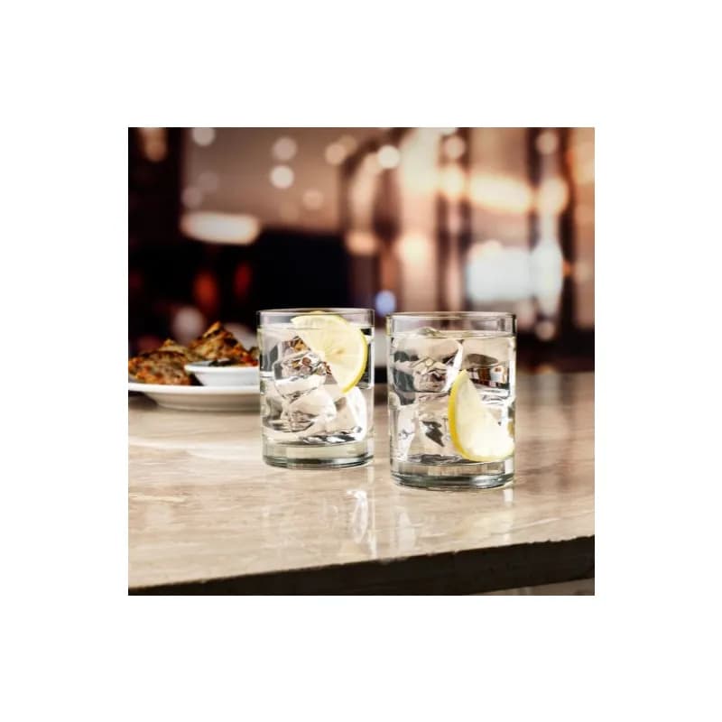 Finedge Beverage Glass 13.5 FLOZ Glass Clear Heavy Base 36/Case