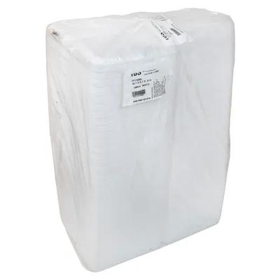10S Supermarket Tray 10.75X5.7X0.65 IN Polystyrene Foam White Rectangle 500/Case