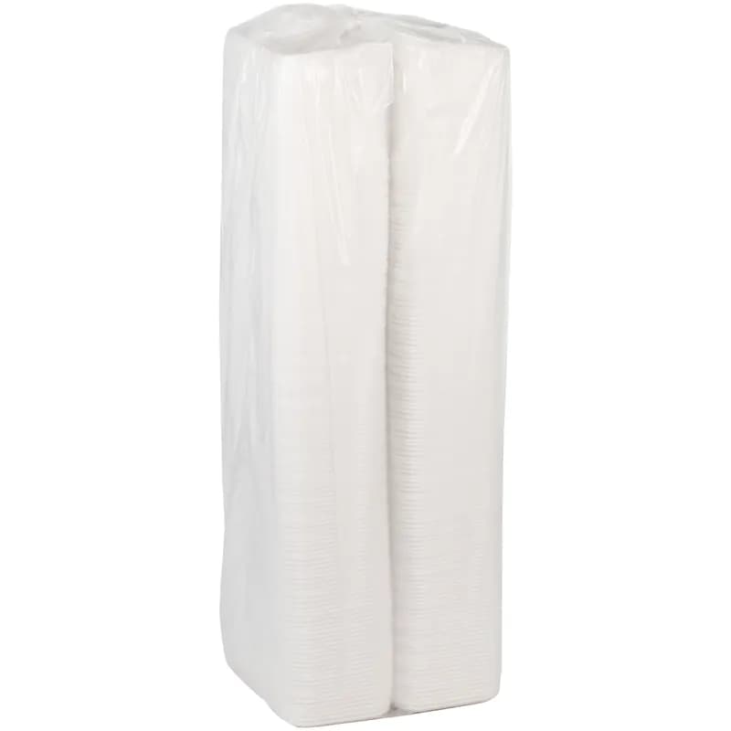 17S Supermarket Tray 8.3X4.8X0.65 IN Polystyrene Foam White Rectangle 1000/Case