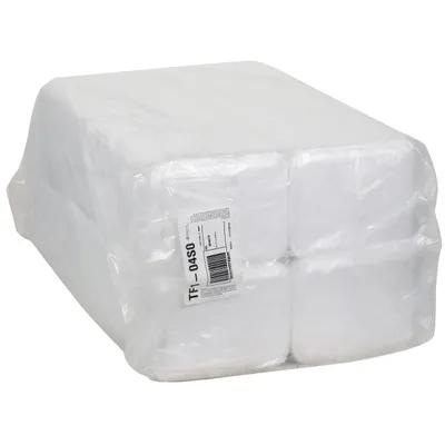4S Supermarket Tray 9.125X7.125X0.65 IN 1 Compartment Polystyrene Foam White Rectangle 500/Case