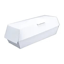 Take-Out Box Hinged 7X3X2.625 IN SBS Paperboard White Rectangle 500/Case