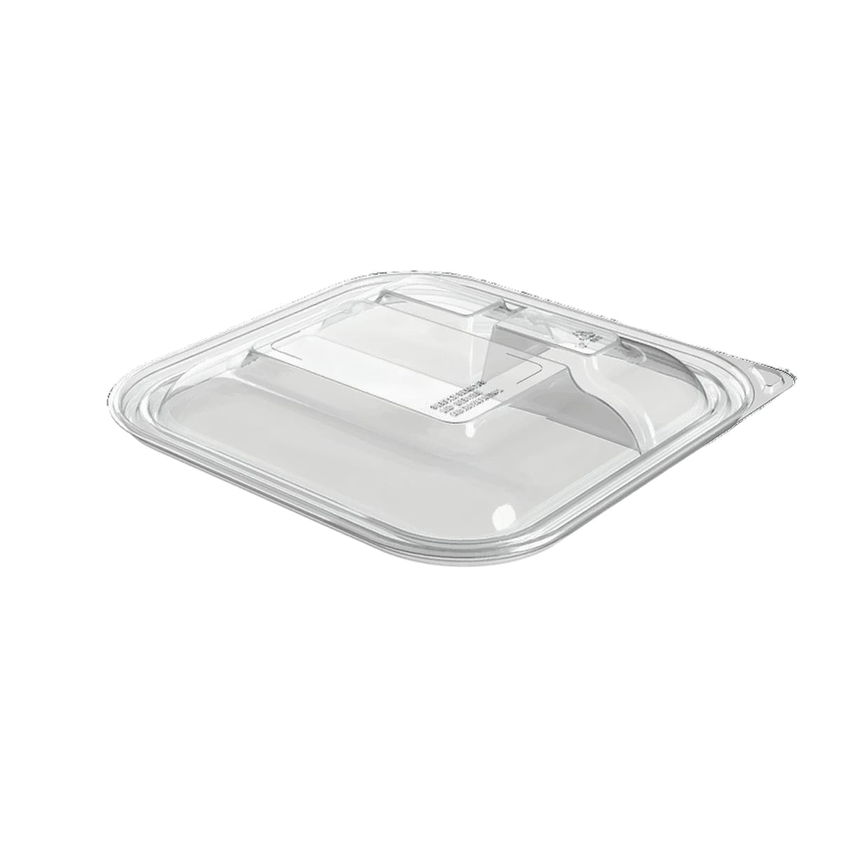 Thermosource Tooling Lid 9X9 IN 3 Compartment PP Clear For Container 200/Case