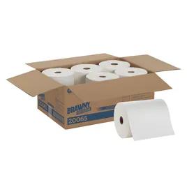 Brawny® Professional Roll Paper Wiper 10.000IN X22.800FT 1PLY White Refill 250 Sheets/Roll 6 Rolls/Case 1500 Sheets/Case