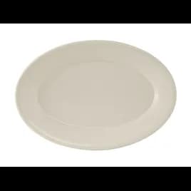 Reno Platter 13.5X9 IN China Eggshell Oval Fully Vitrified Oven Safe Dishwasher Safe Microwave Oven Safe 12/Case