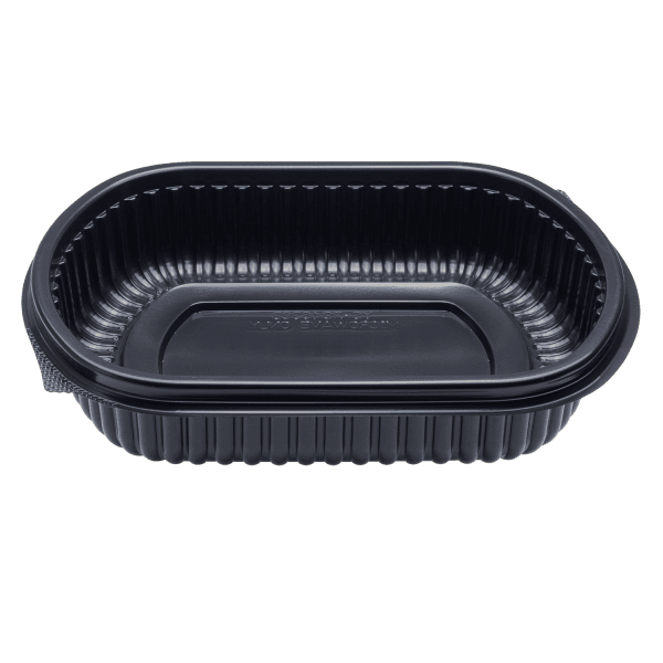 Take-Out Container 24 OZ PP Black Microwave Safe 300/Case