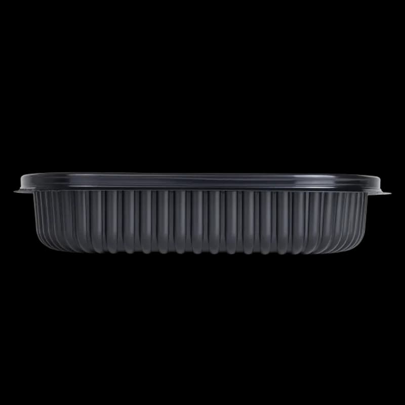 Take-Out Container 24 OZ PP Black Microwave Safe 300/Case