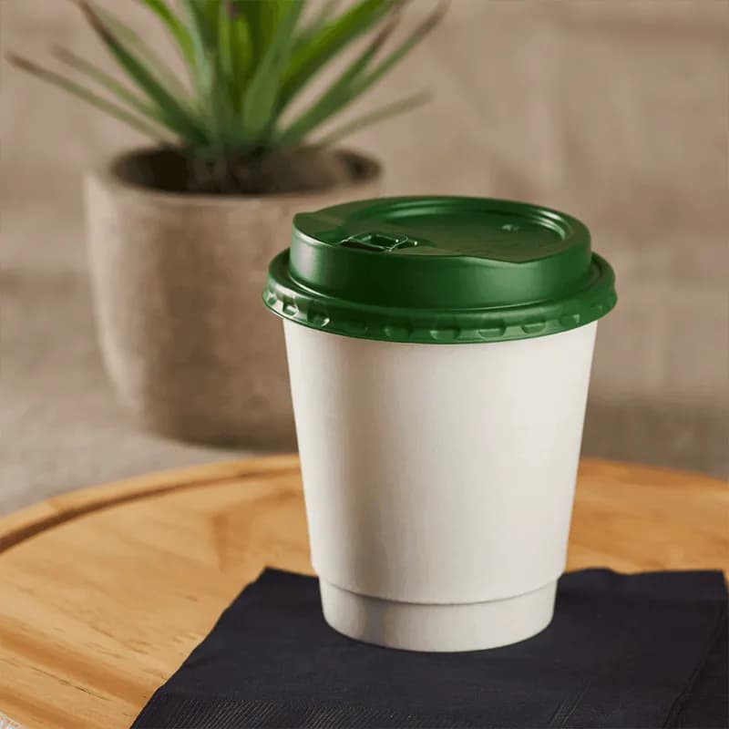 Karat® Hot Cup Insulated 10 OZ Paper White 90MM 500/Case