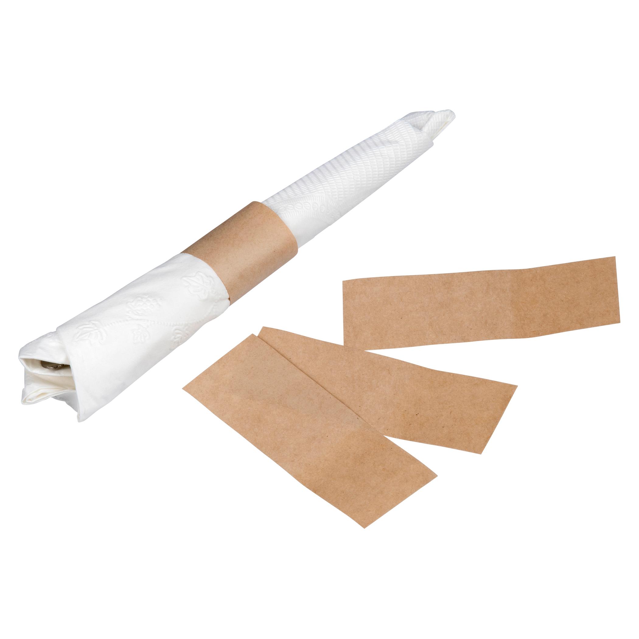 Napkin Bands 4.5X1.5 IN Natural 4000/Case