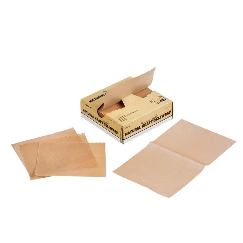 Deli Sheets 6X10.75 IN Paper Natural Plain Waxed 6000/Case