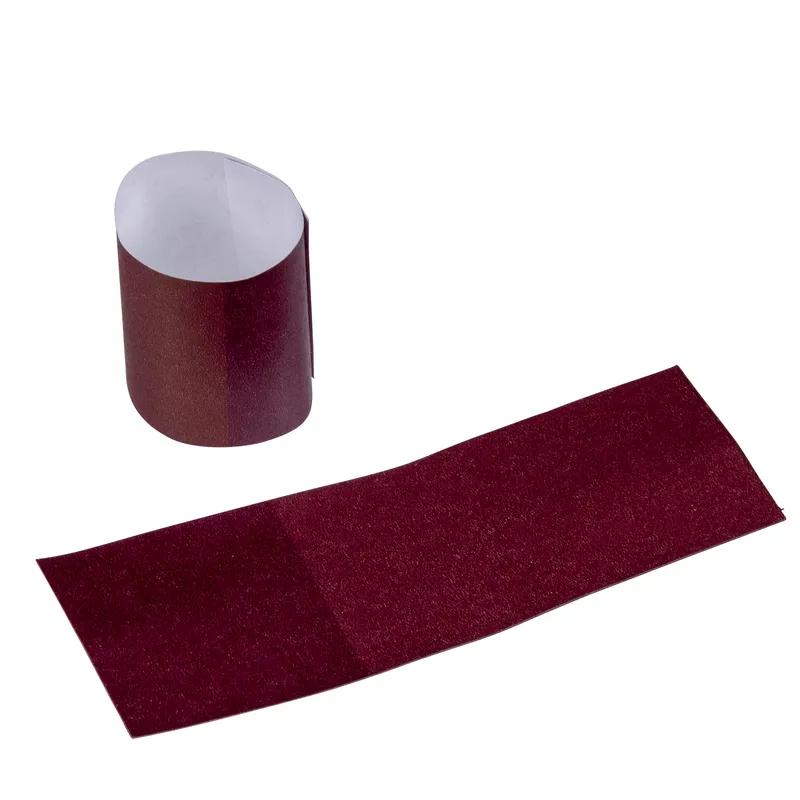 Napkin Bands 4.5X1.5 IN Burgundy 4000/Case