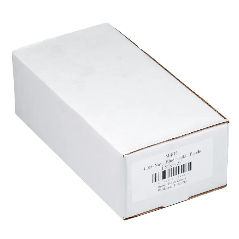Napkin Bands 4.5X1.5 IN Navy 4000/Case