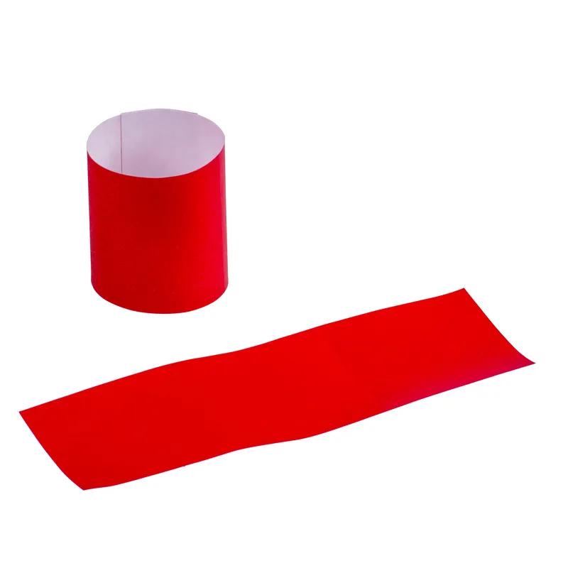 Napkin Bands 4.5X1.5 IN Red 4000/Case
