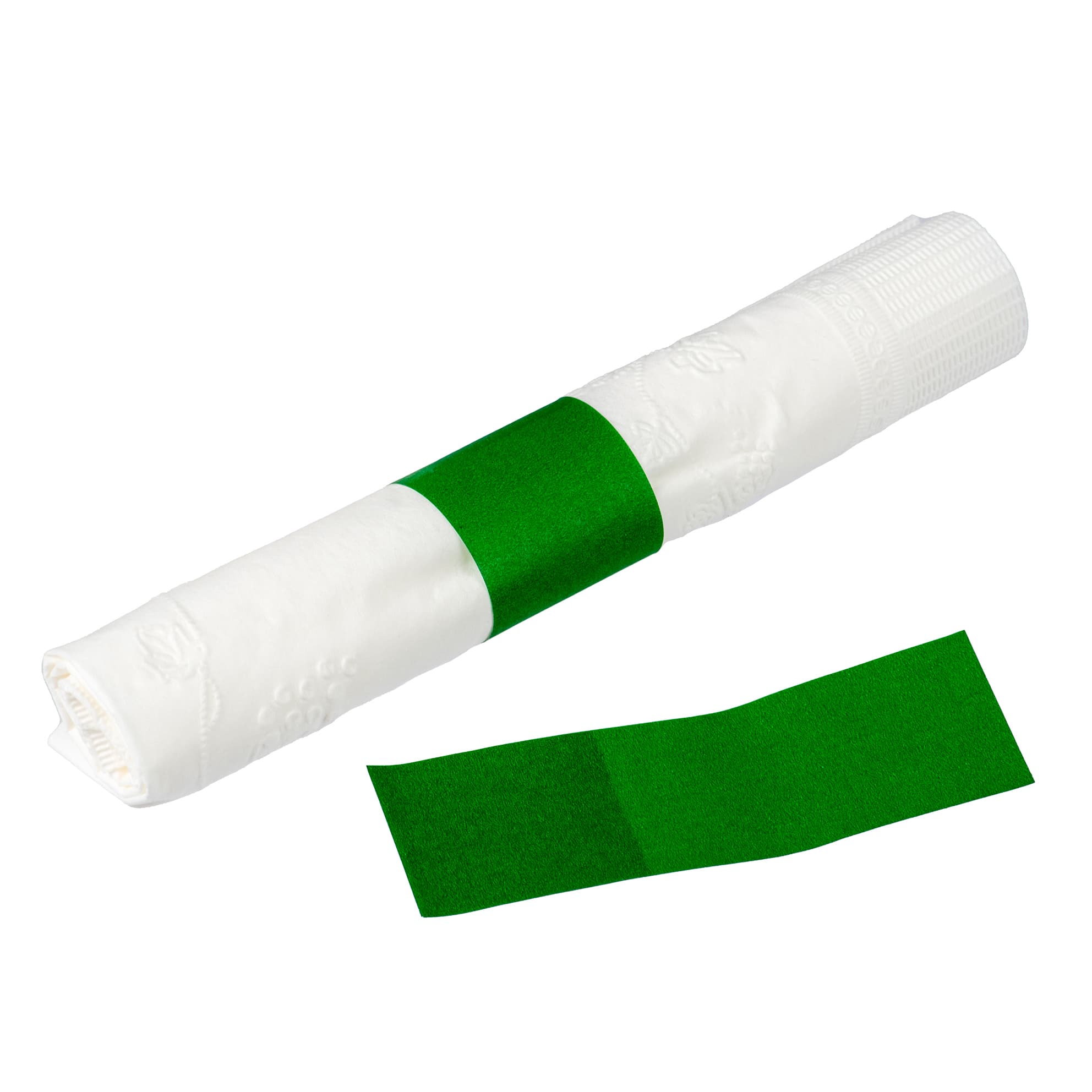 Napkin Bands 4.5X1.5 IN Kelly Green 4000/Case
