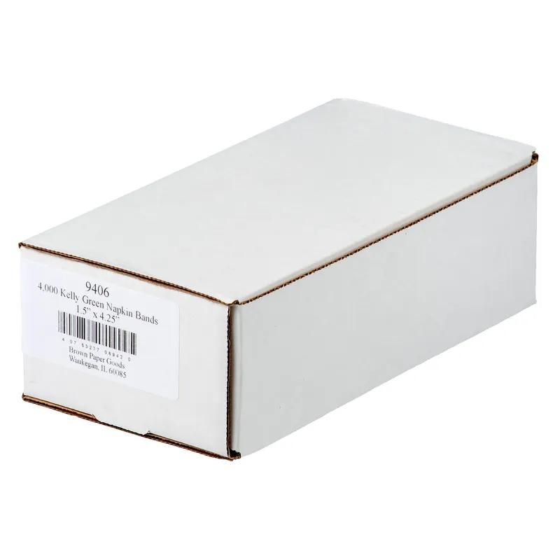 Napkin Bands 4.5X1.5 IN Kelly Green 4000/Case