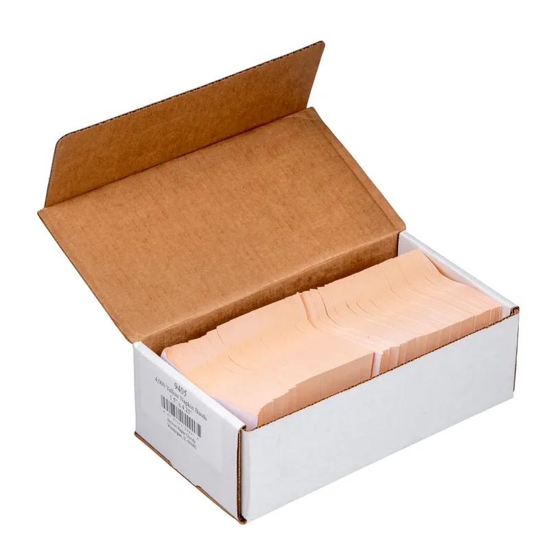 Napkin Bands 4.5X1.5 IN Yellow 4000/Case