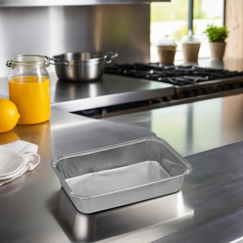 Casserole Take-Out Container Base 6.36X4.17X1.19 IN Foil 1000/Case
