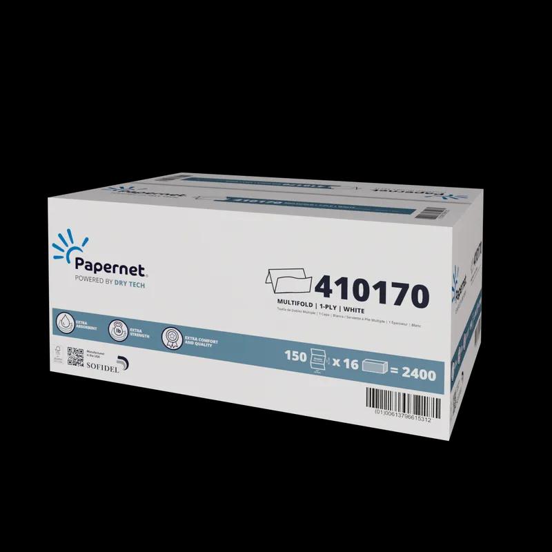 Folded Paper Towel 9.5X9.25 IN White Multifold 2400/Case