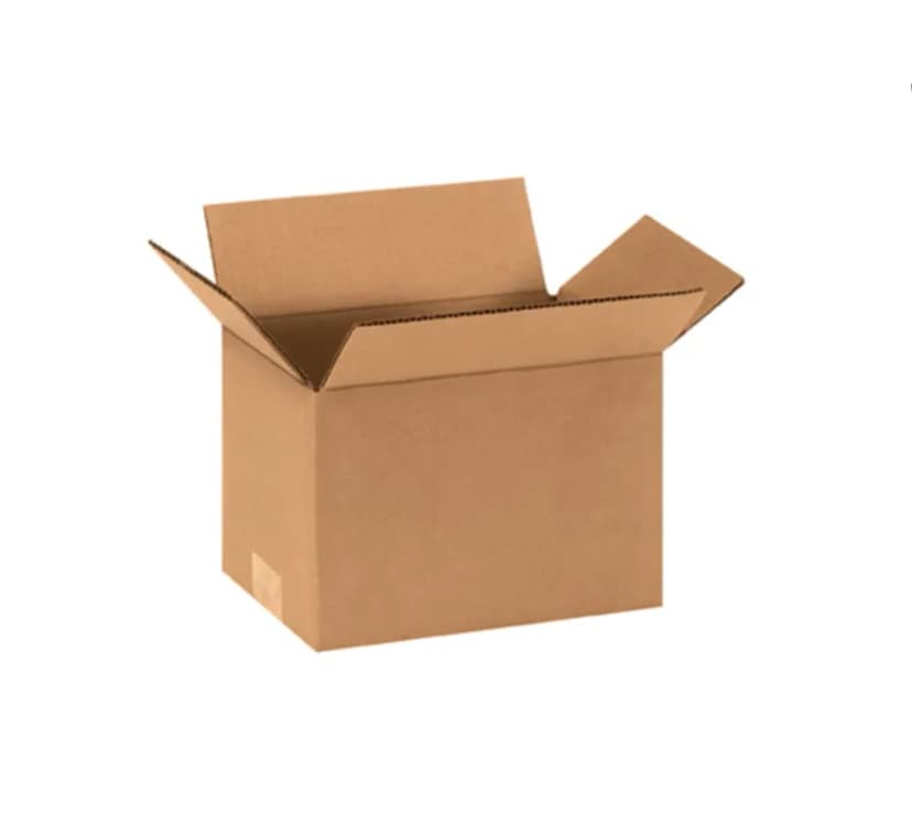 Regular Slotted Container (RSC) 9X6X6 IN Kraft Corrugated Cardboard 1/Each